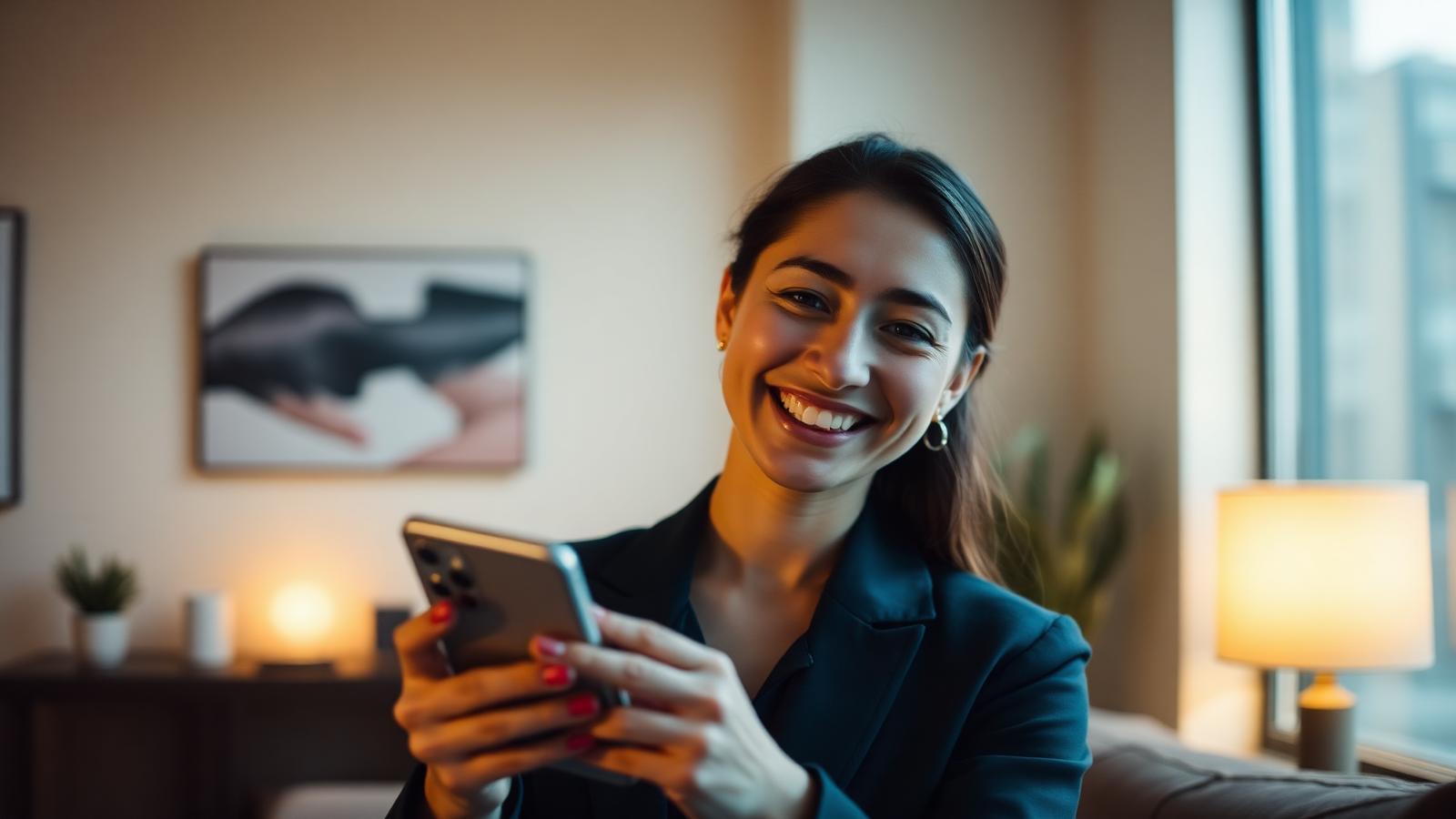 Young adult checking health insurance coverage details on a smartphone
